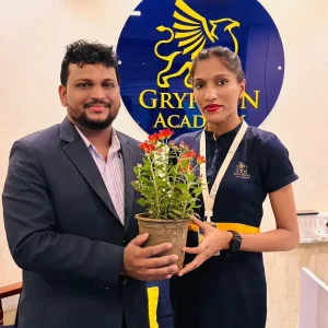 Sanjana tandel Air india airport service